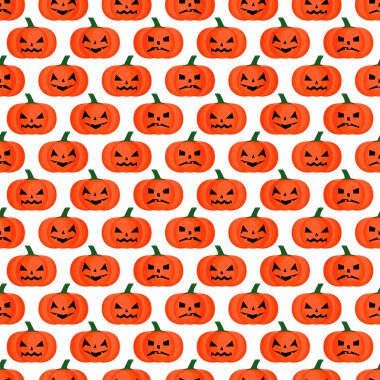 Sorunsuz Cadılar Bayramı arka plan. Halloween pumpkins desen.
