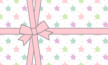 Baby shower envelope invitation. Gift voucher template with colorful pattern. Cute certificate coupon design template.