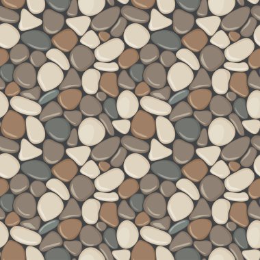 Stones seamless pattern. clipart
