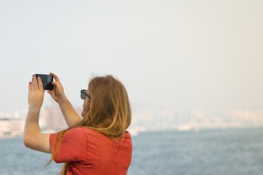 Adam limanı üzerinde fotoğraf çekimi