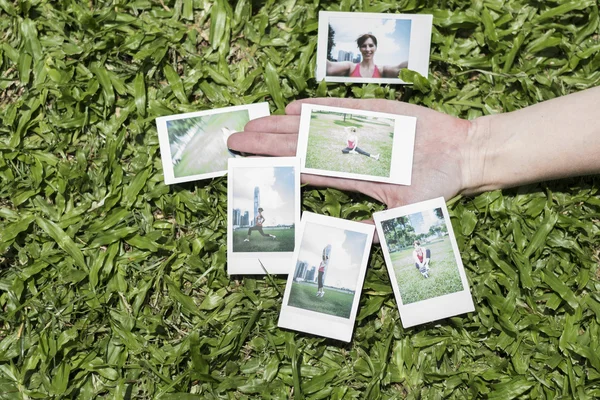 Foto auto di un corridore Donna — Foto Stock