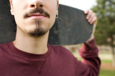 Yakın çekim: Onun Skate Park adamla