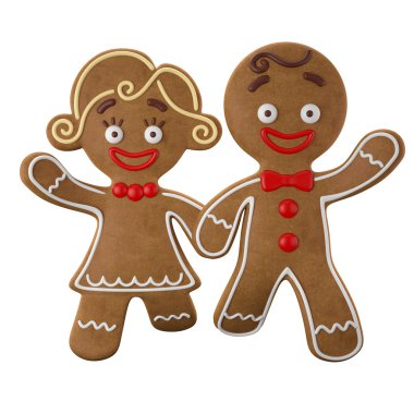 Mutlu çiftimiz Noel gingerbread