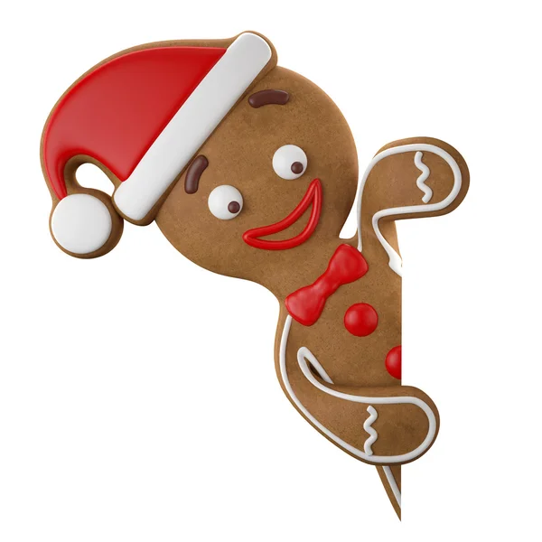 Männliche glückliche Weihnachten Lebkuchen — Stockfoto