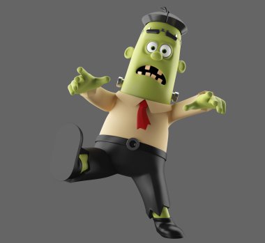 korkunç zombi canavar