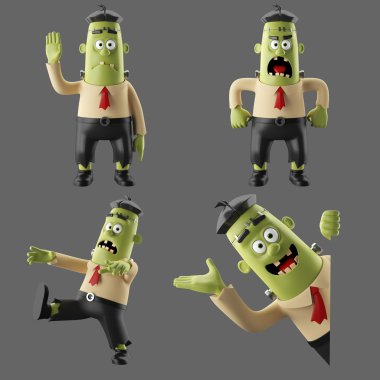 korkunç zombi canavarlar