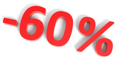 Off Satılık yüzde 60 indirim.