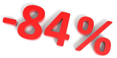 Off Satılık yüzde 84 indirim.