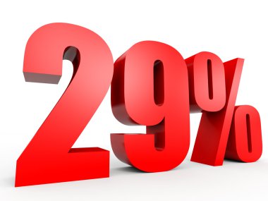 Yüzde 29 kapalı indirim. 3D çizim.