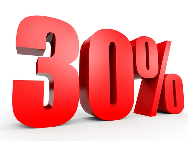 Discount 30 percent off. 3D illustration. — Stock Photo, Image