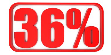 Yüzde 36 kapalı indirim. 3D çizim.