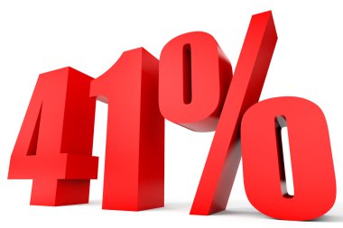 Yüzde 41 kapalı indirim. 3D çizim.