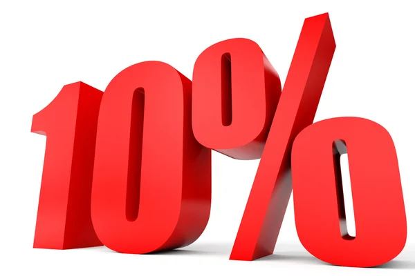 Kapalı yüzde 10 indirim. illüstrasyon.