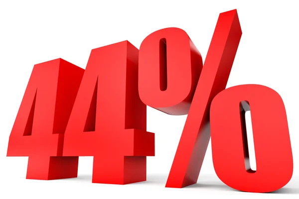 Discount 44 percent off. 3D illustration. — Stock Photo, Image