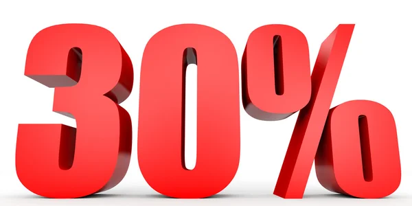 Discount 30 percent off. 3D illustration. — Stock Photo, Image