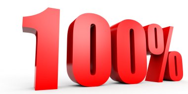 Yüzde 100 kapalı indirim. 3D çizim.