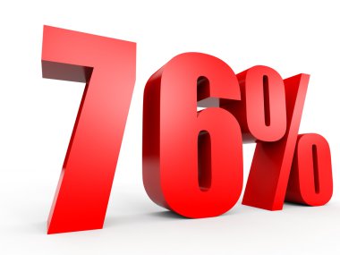 Yüzde 76 kapalı indirim. 3D çizim.