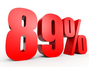 Kapalı 89 yüzde indirim. 3D çizim.