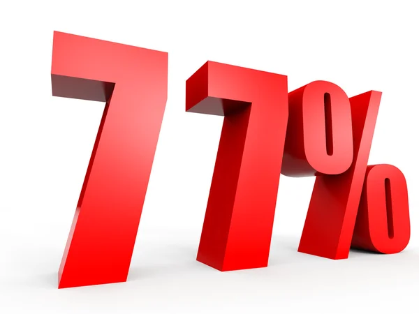 Discount 77 percent off. 3D illustration. — Stock Photo, Image