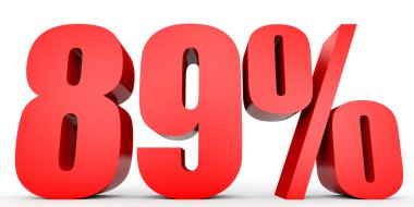 Kapalı 89 yüzde indirim. 3D çizim.