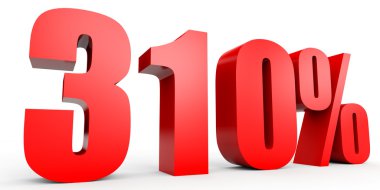 Kapalı 310 yüzde indirim. 3D çizim.