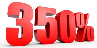 Kapalı 350 yüzde indirim. 3D çizim.