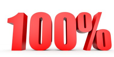 Yüzde 100 kapalı indirim. 3D çizim.