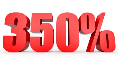 Kapalı 350 yüzde indirim. 3D çizim.