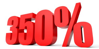 Kapalı 350 yüzde indirim. 3D çizim.