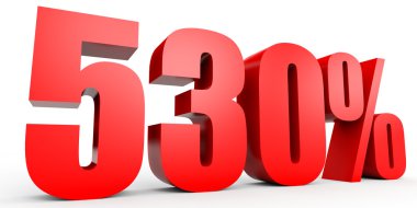 Kapalı 530 yüzde indirim. 3D çizim.