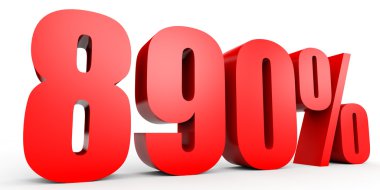 Kapalı 890 yüzde indirim. 3D çizim.