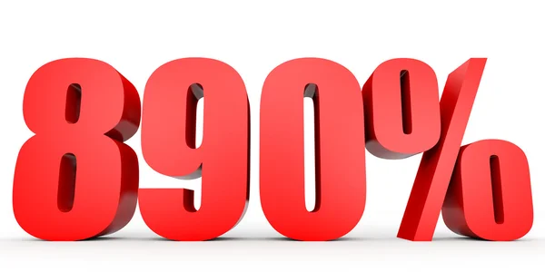 Discount 890 percent off. 3D illustration. — Stock Photo, Image