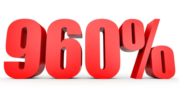 Discount 960 percent off. 3D illustration. — Stock Photo, Image