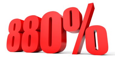 Kapalı 880 yüzde indirim. 3D çizim.