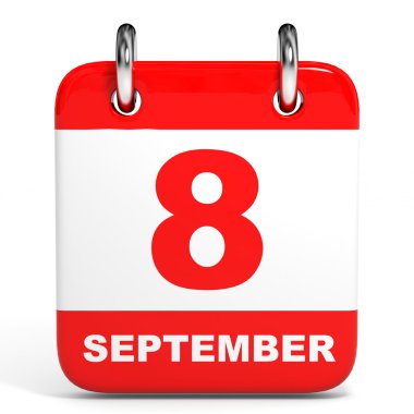 Takvim. 8 Eylül.