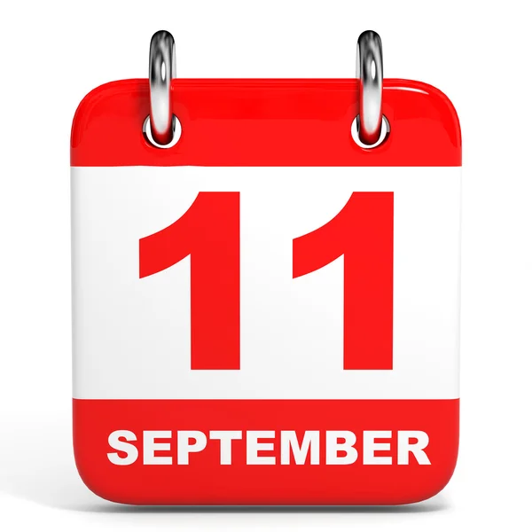 Kalender. 11 September. — Stockfoto