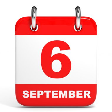 Takvim. 6 Eylül.