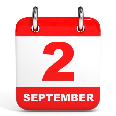Takvim. 2 Eylül.