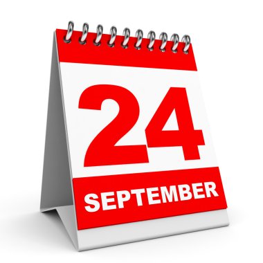 Takvim. 24 Eylül.