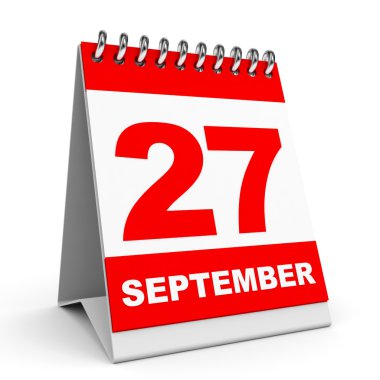 Takvim. 27 Eylül.