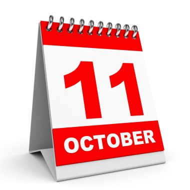 Takvim. 11 Ekim.