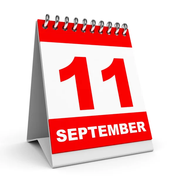 Calendario. 11 settembre . — Foto Stock