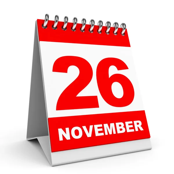 Calendar. 26 November. — Stock Photo, Image