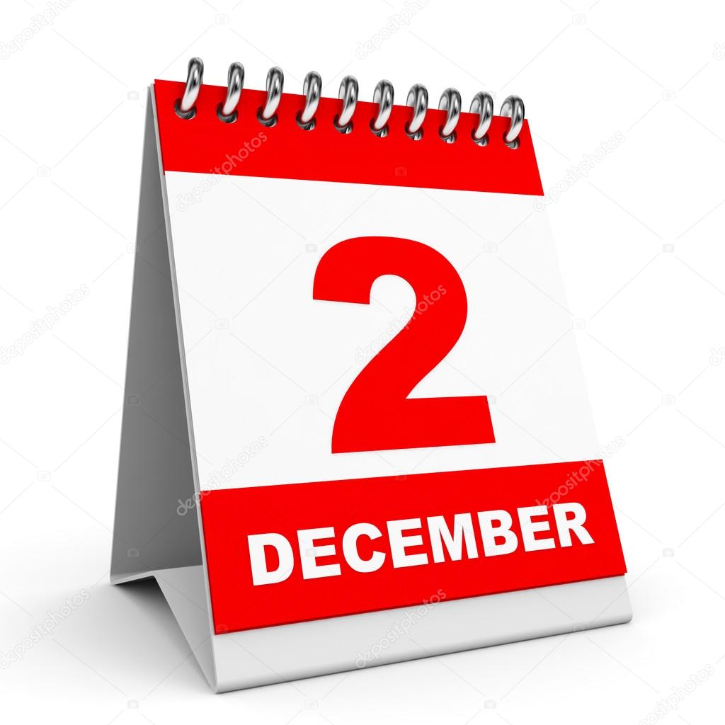 Calendar. 2 December.