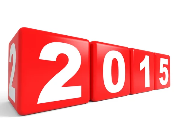 2015 Nieuwjaar kubussen. — Stockfoto