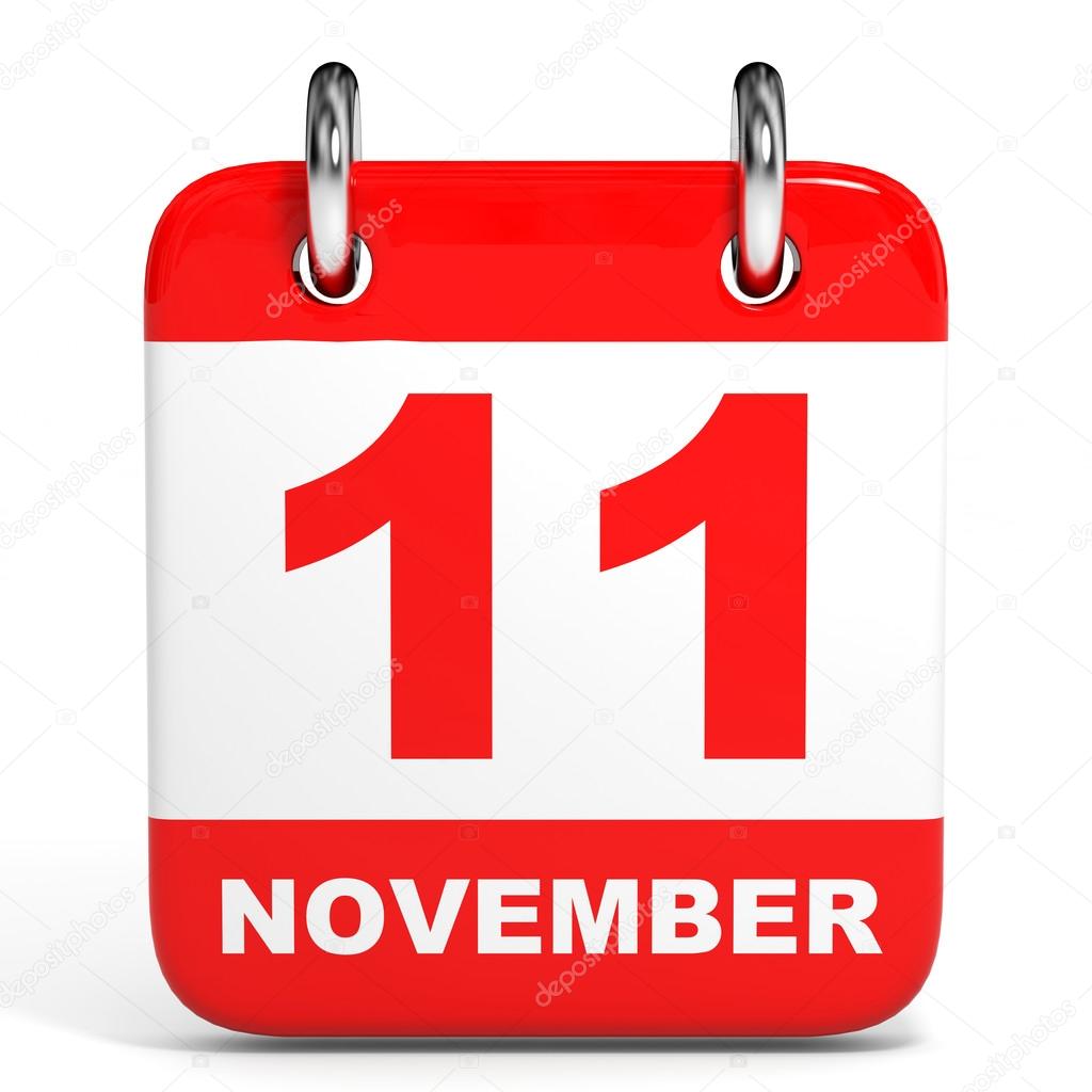 Calendario. 11 de noviembre. — Fotos de Stock © iCreative3D #60212107