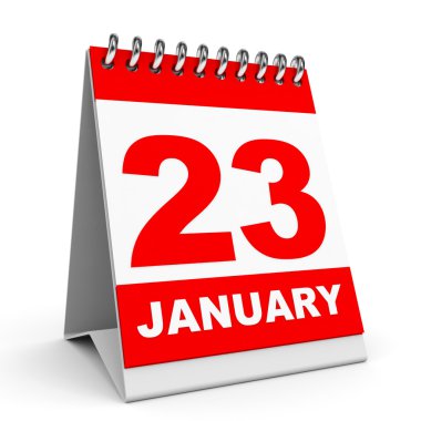 Takvim. 23 Ocak.