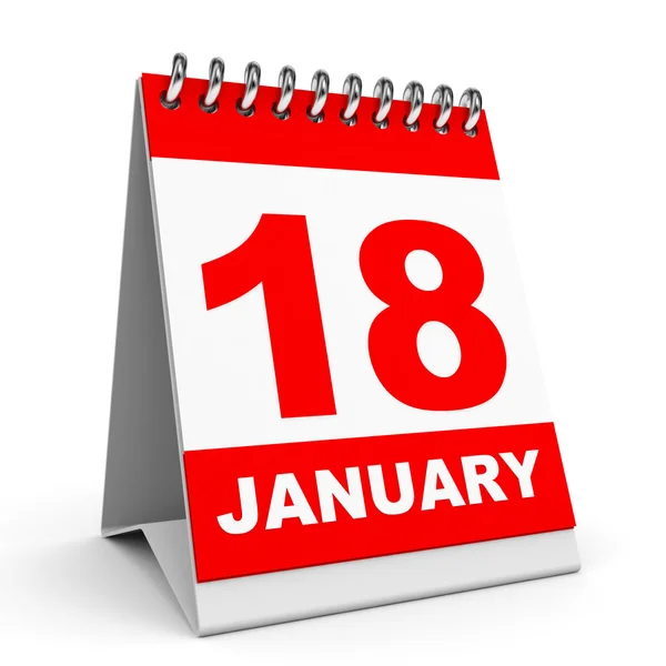 Calendrier. 9 janvier . — Photo de stock par ©iCreative3D - 60231043