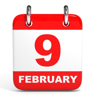 Takvim. 9 Şubat.