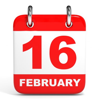 Takvim. 16 Şubat.
